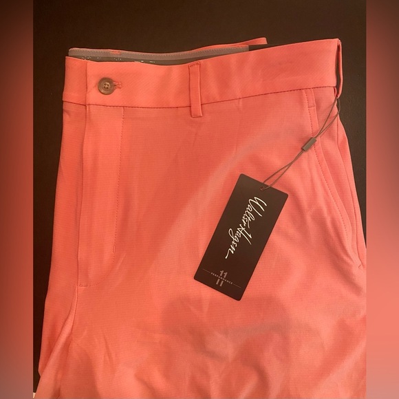 NWT Men's Walter Hagen 9" P11 Micro Lines Golf Shorts Brilliant Pink Size 38 - Picture 7 of 15